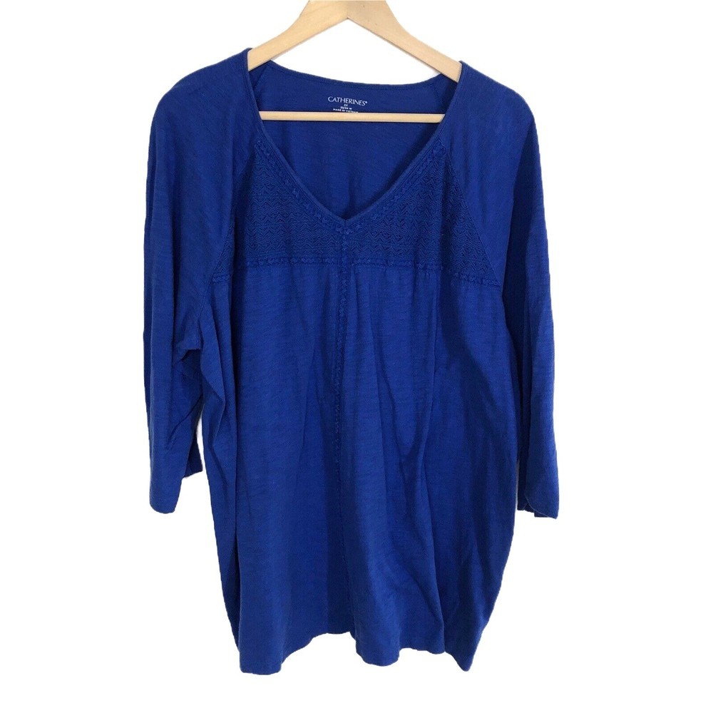 Catherines Women's Blue Top